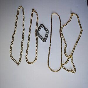 NEW Lot of 4 necklaces + 2 bracelet jewelry